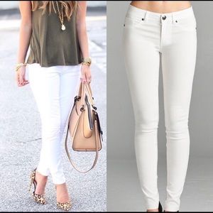 White skinny jeans